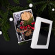 Set cadou în cutie cadou CONDIMENTE DE IARNĂ. Esență de parfum, perie de corp și săpun.