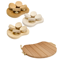 Tetiere saună, scaune