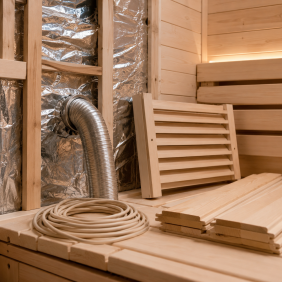 Materiale pentru instalarea saunei