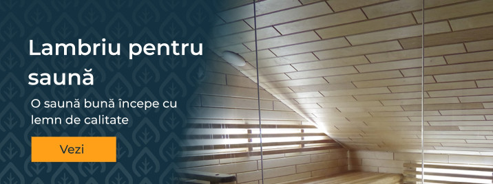 Lambriu pentru saună