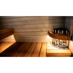 Balustradă iluminată de siguranță HTRC3L - pentru încălzitorul HARVIA Glow Corner  Balustradă iluminată de siguranță HTRC3L - pentru încălzitorul HARVIA Glow Corner