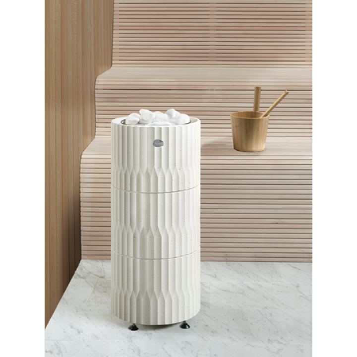 Soba sauna TULIKIVI RIITE, alba, fara panou de comanda