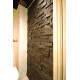 Panouri decorative din lemn IMPRESSA, stejar carbonizat
