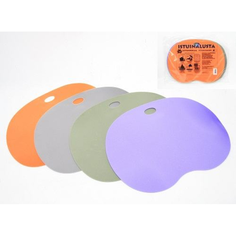 Scaune de culoare color, 4 buc.