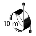 Prelungire cablu centrală HARVIA, 10 m - 1