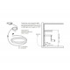 HARVIA WX440 Set de iluminat saună LED de 2,5 metri cu transformator