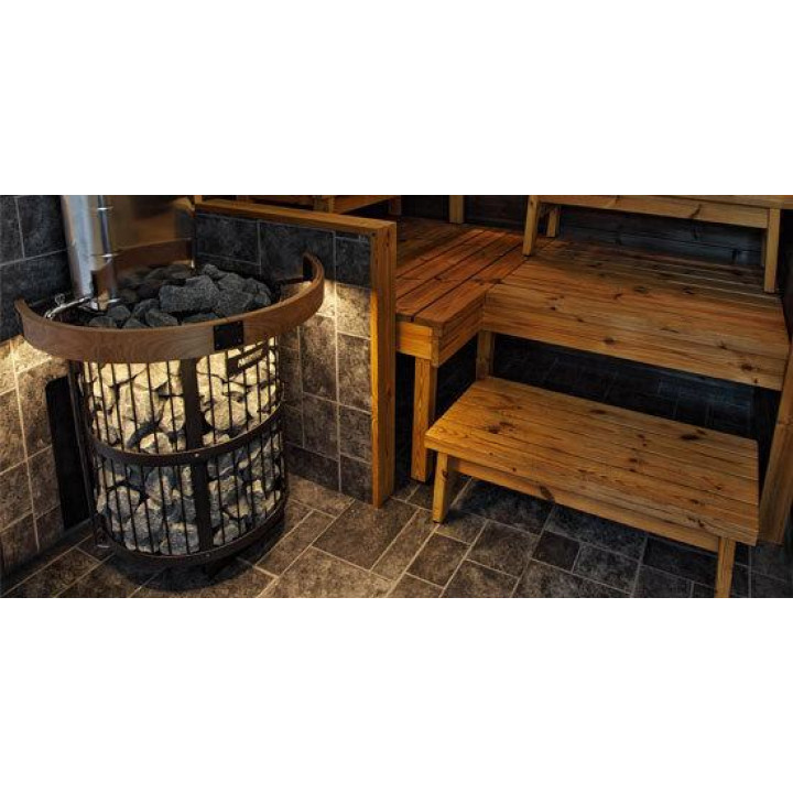 Balustradă de siguranță SASPO241L - pentru încălzitoare HARVIA Legend, cu iluminare