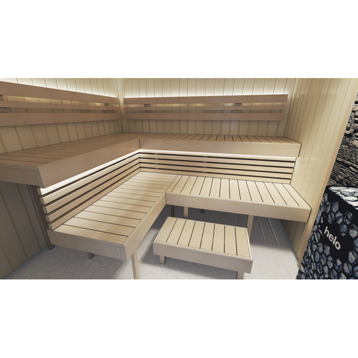 Bancă modulară pentru saună OPTIMAL, Aspen
