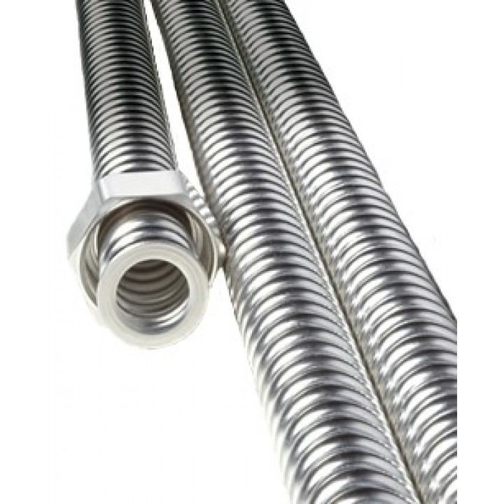 Țeavă Sauflex din oțel inoxidabil galvanizat pentru abur, 1,5 m