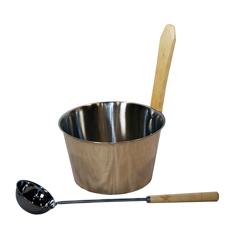 Set din inox SAUNIA 4 l