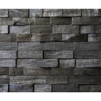 Panouri decorative din lemn IMPRESSA, stejar carbonizat
