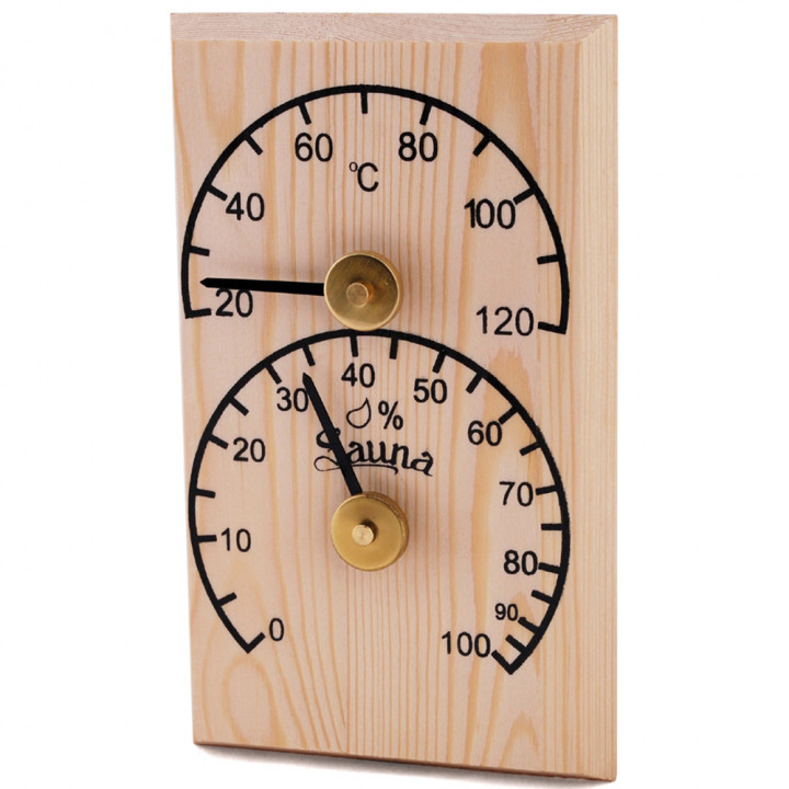 Termohigrometru vertical SAWO 106-THB, pin