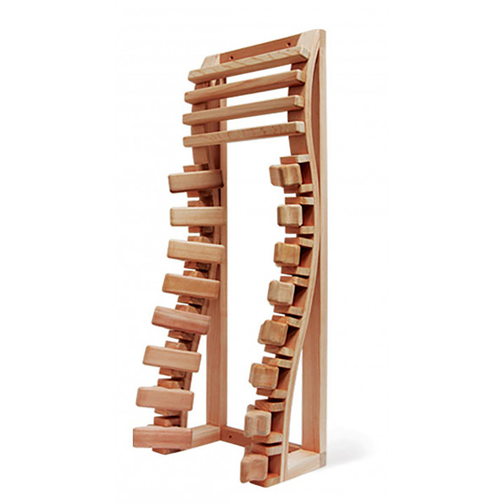 Spătar ergonomic Harvia 514-D cu infraroșu, cedru roșu
