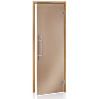 Uși de saună din sticlă AD PREMIUM LIGHT, Thermo aspen