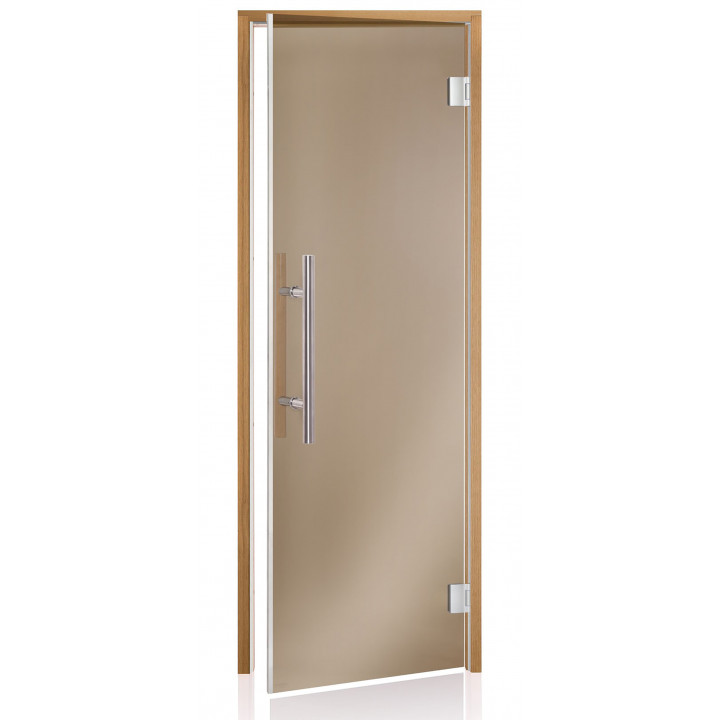 Uși de saună din sticlă AD LUX, Thermo aspen, 80 x 210