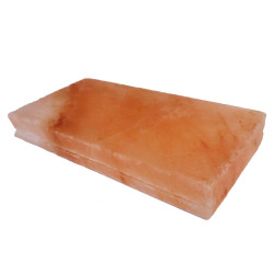 Cărămizi de sare himalayane lustruite cu crestătură 200x100x25mm  Cărămizi de sare himalayane lustruite cu crestătură 200x100x25mm