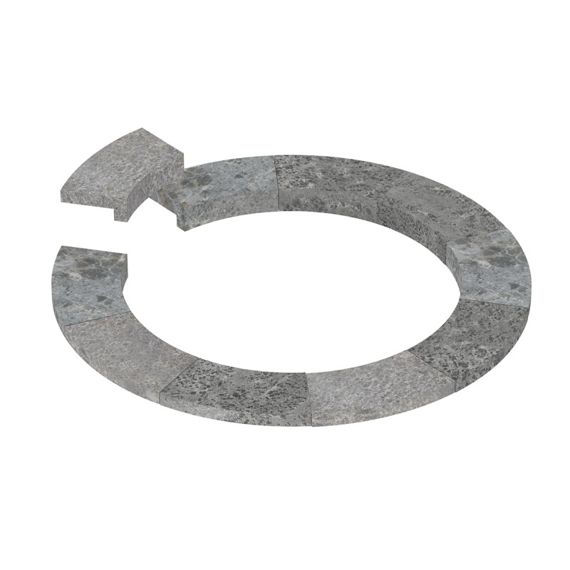 Flanșă de încorporare - pentru încălzitorul SAWOTEC Tower Round