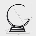 Suport lemne de foc - LUNA - 1