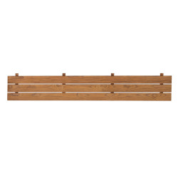 Element de jos al băncii de saună, pin tratat termic 