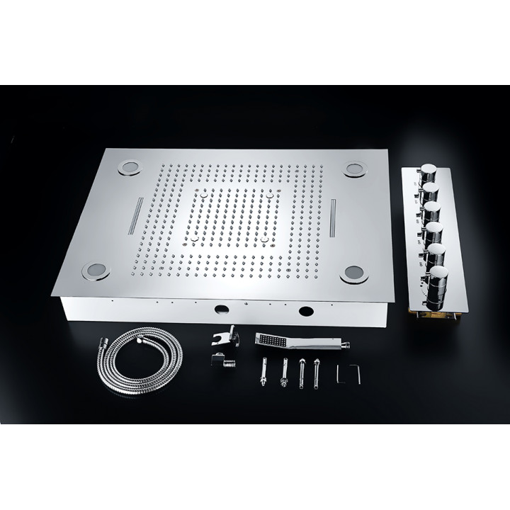 Duș cu efect de ploaie Steamtec Tolo, 600x800 mm