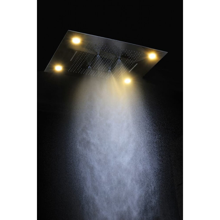 Duș cu efect de ploaie Steamtec Tolo, 600x800 mm
