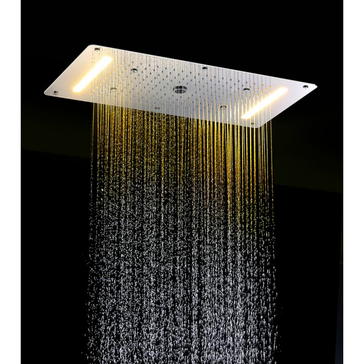 Duș cu efect de ploaie Steamtec Tolo, 380x700 mm