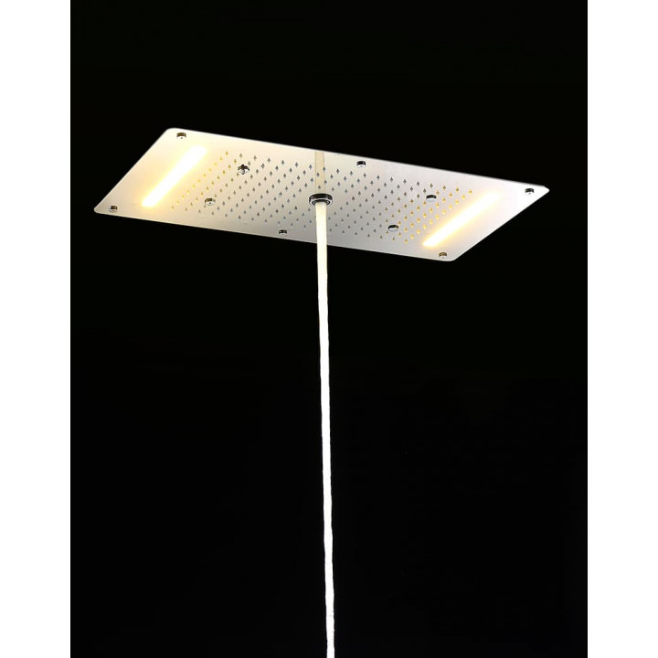 Duș cu efect de ploaie Steamtec Tolo, 380x700 mm