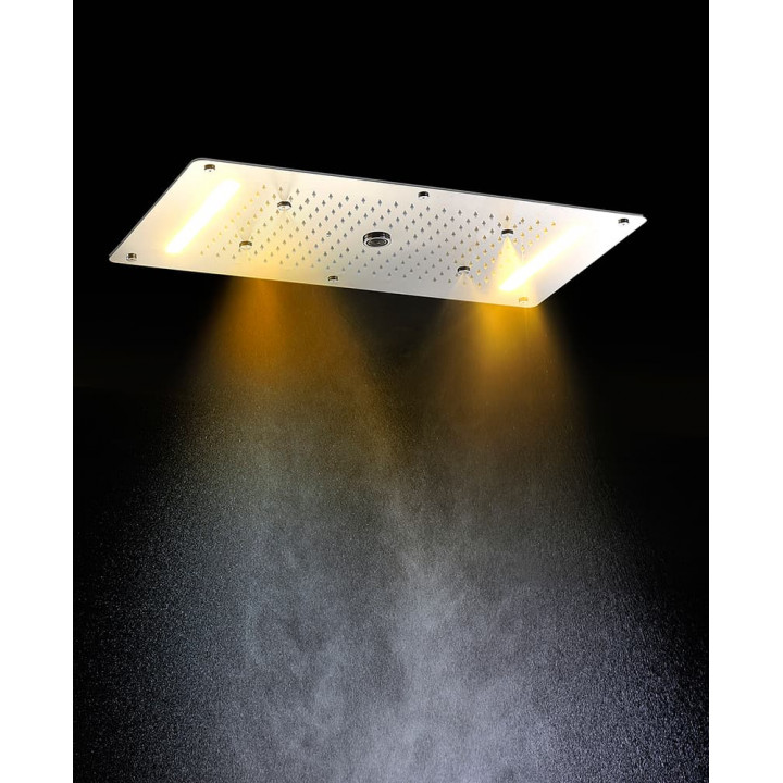 Duș cu efect de ploaie Steamtec Tolo, 380x700 mm