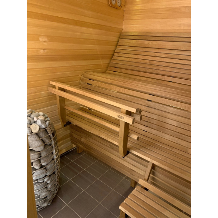 Bancă modulară pentru saună ERGONOMIC, Thermo aspen