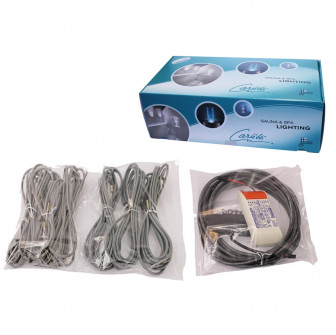 Set de iluminare LED CARIITTI pentru saună cu aburi