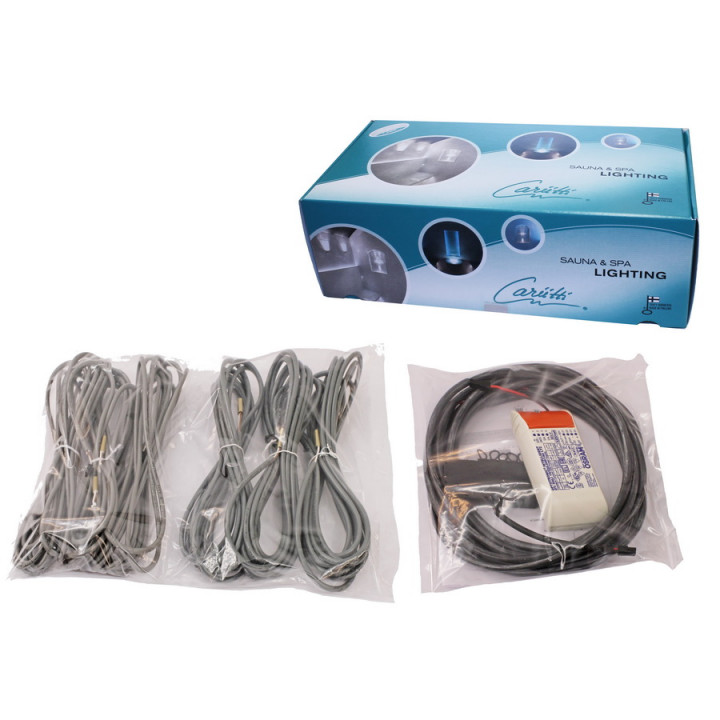 Set de iluminare LED CARIITTI pentru saună cu aburi