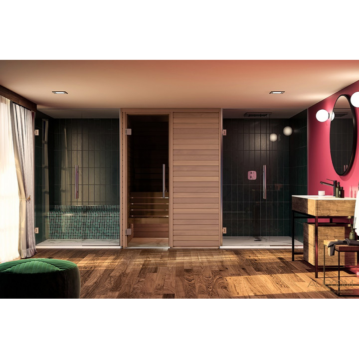 Cabină de saună Auroom, 150x150x205cm