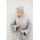Halat de baie, L / XL, gri deschis