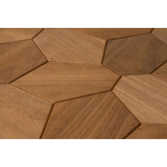 Panouri decorative din lemn termo-abachi HEXACON