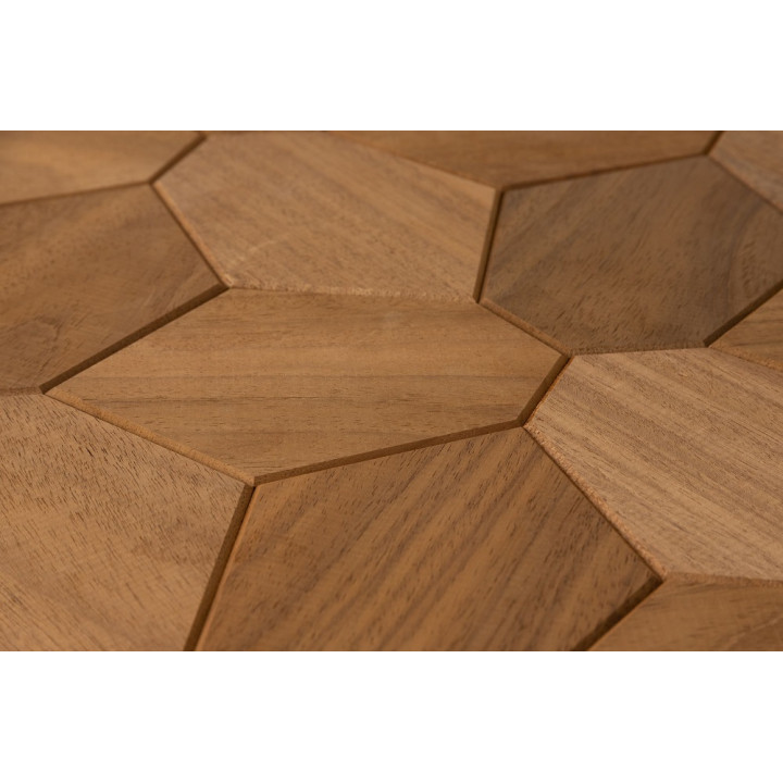 Panouri decorative din lemn termo-abachi HEXACON