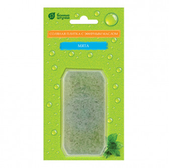 Placi de sare de sauna cu uleiuri esentiale - Menta
