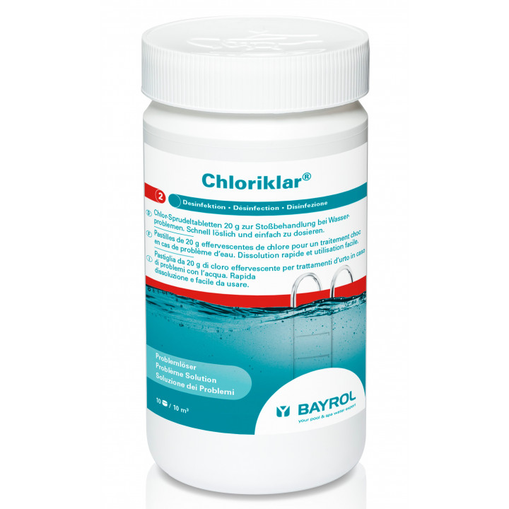 Tablete de clor cu dizolvare rapidă Chloriklar, 1 kg