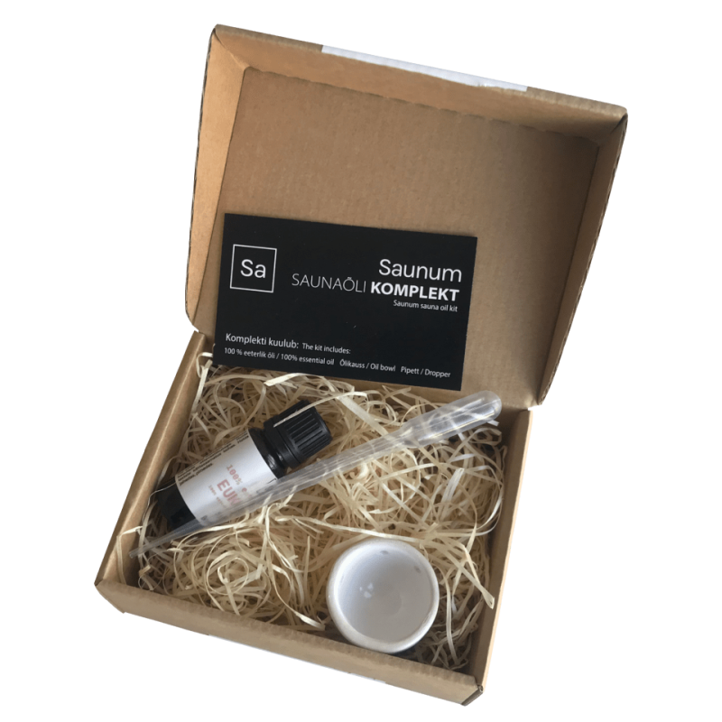 Set SAUNUM cu ulei esential