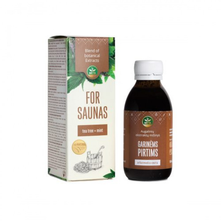 Amestec de extracte de plante cu uleiuri esențiale de arbore de ceai și mentă, 150 ml