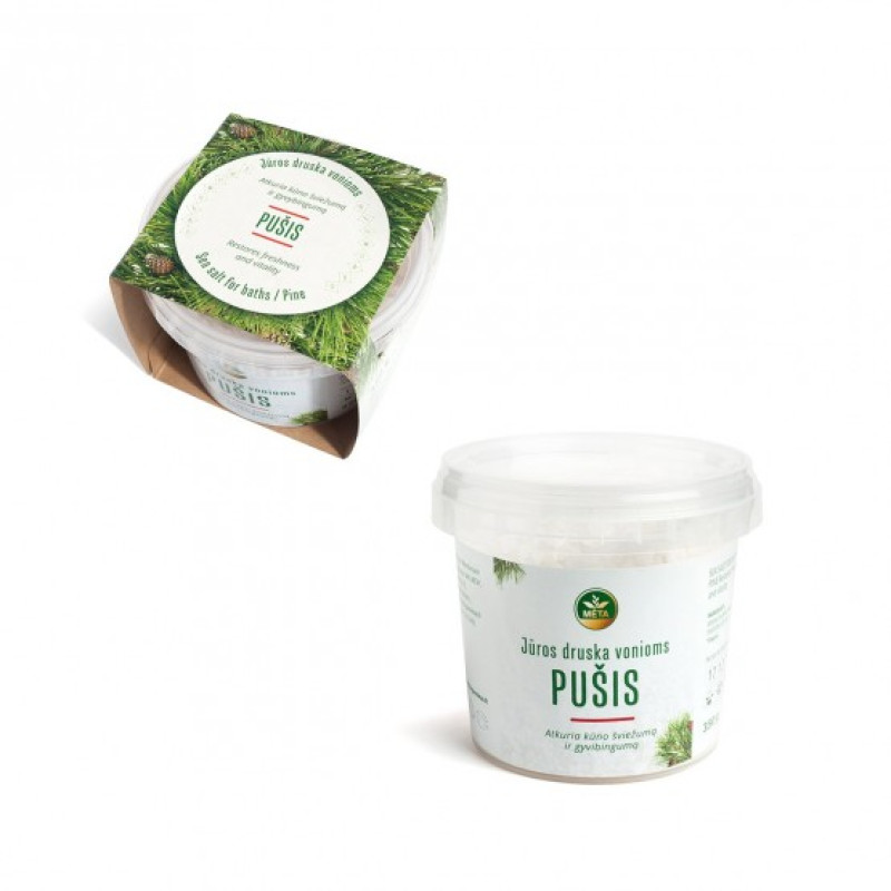 Sare de mare cu ulei esential de pin