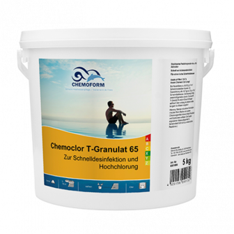 Granule de clor cu dizolvare rapidă, 5 kg