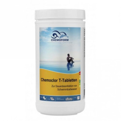 Clor cu dizolvare lentă CHEMOCLOR T-Tablete 20 g, 1 kg 