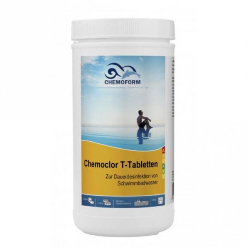 Clor cu dizolvare lentă CHEMOCLOR T-Tablete 20 g, 1 kg