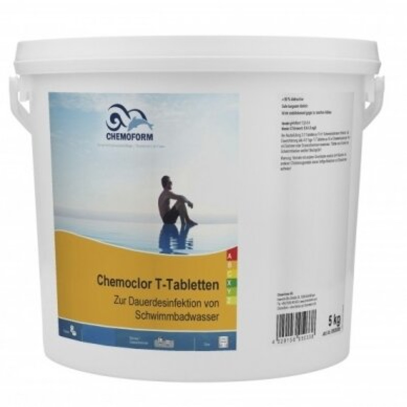 Clor cu dizolvare lentă CHEMOCLOR T-Tablete 20 g, 5 kg