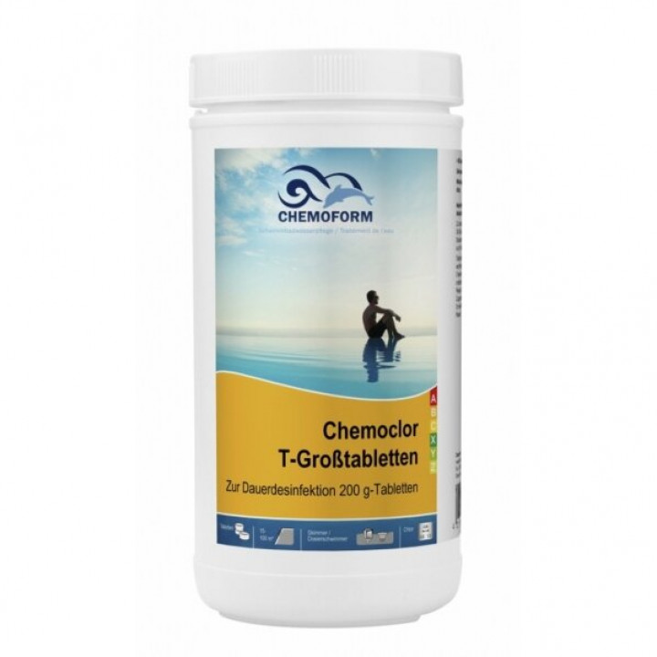 Clor cu dizolvare lentă CHEMOCLOR T-Tablete 200 g, 1 kg