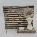 Termometru sauna ceramic - cu lumanare - 2