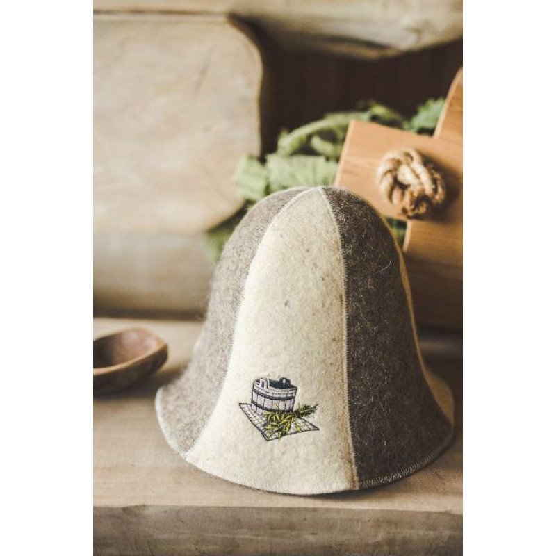 Pălărie de saună - GALEȚĂ ȘI BITĂ DE SAUNA, dungi