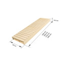 Bancă de saună, aspen / arin, 600x1600-2400 mm - 3