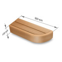 Element de bancă de capăt pentru bănci modulare de saună, Arin - 3