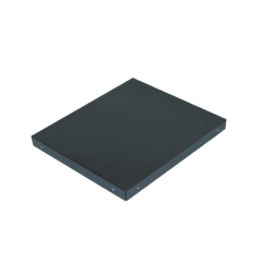 Tampă de protecție pentru o sobă cu lemne, metal negru  Tampă de protecție pentru o sobă cu lemne, metal negru